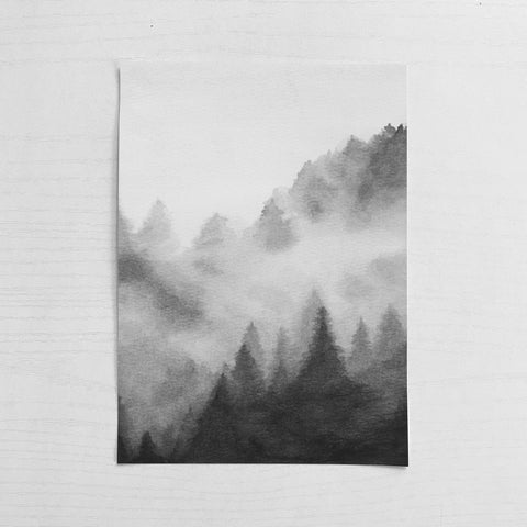 Foggy Forest III - Original Art