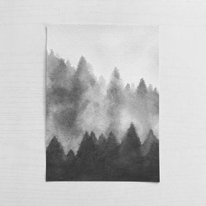 Foggy Forest I - Original Art