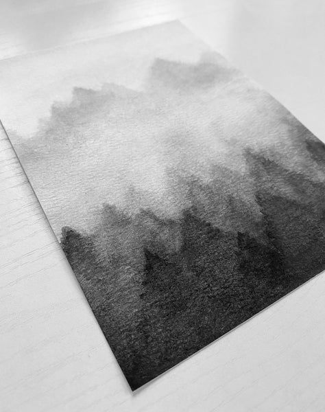 Foggy Forest II - Original Art