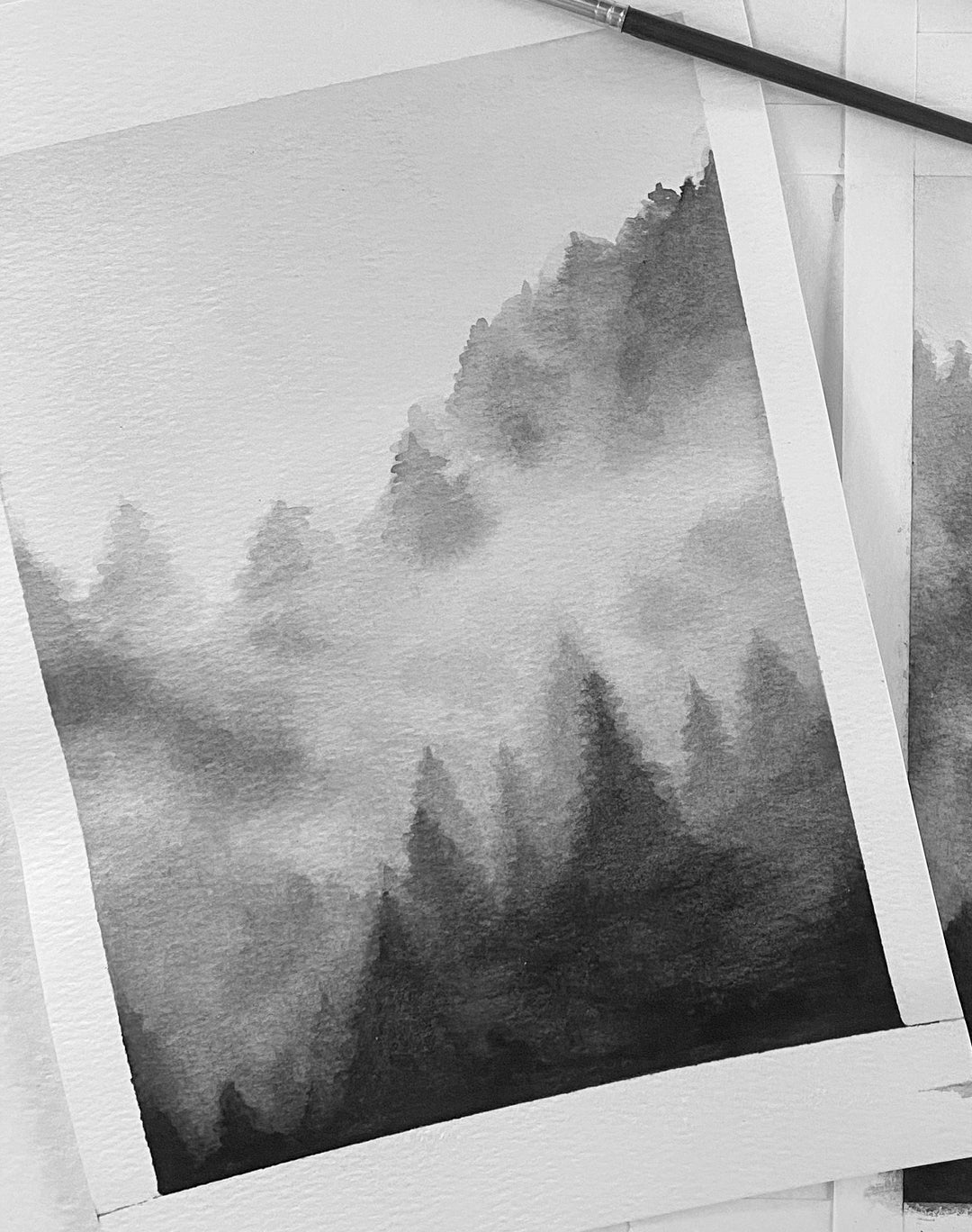 Foggy Forest III - Original Art