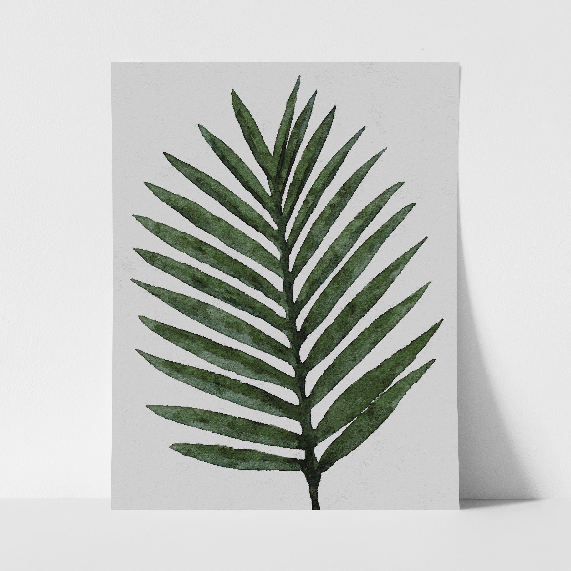 Palm Leaf Green - Art Print