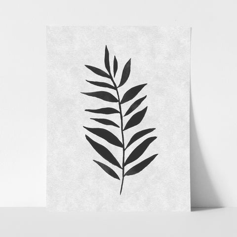 Black Leaf III - Art Print