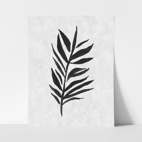 Black Leaf II - Art Print