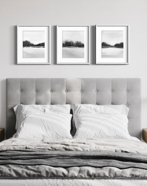 River Bank - Art Prints Set of Three