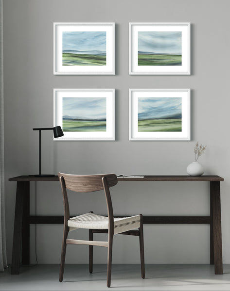 Windswept Valley - Art Prints Set of Four
